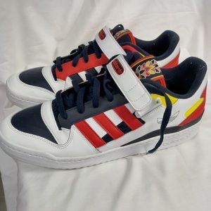 Adidas forum low legend ink red